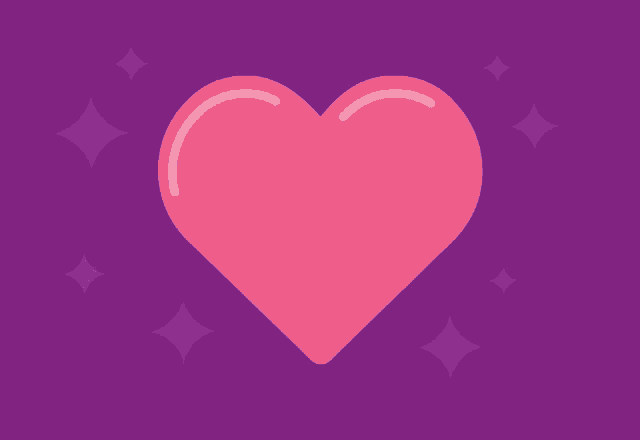 Sparkling Hearts GIF