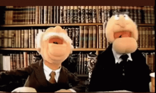 Statler And Waldorf Muppet Show GIF - Statler And Waldorf Muppet Show Laughing GIFs