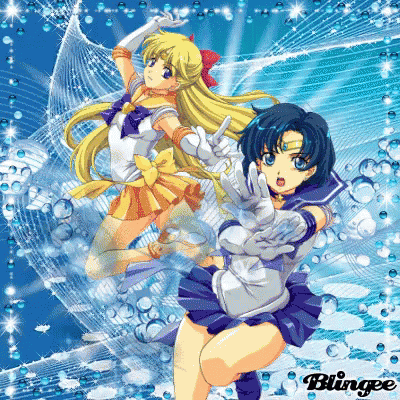 Sailor Moon Sailor Mercury GIF - Sailor Moon Sailor Mercury Sailor Venus GIFs