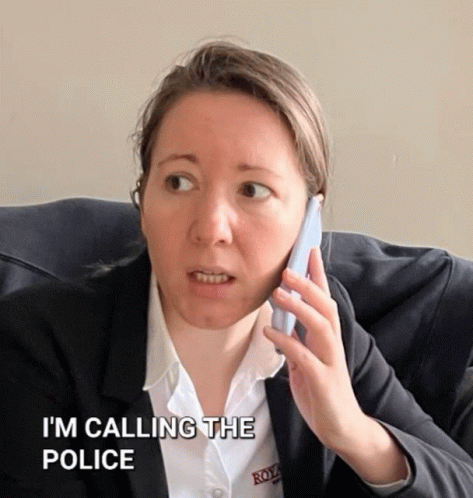 Im Calling The Police Royalspa GIF - Im Calling The Police Royalspa GIFs