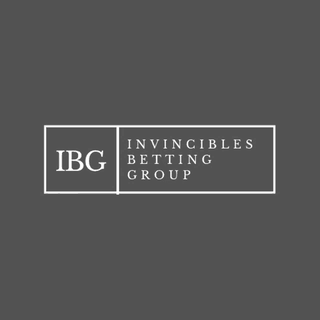 a logo for the invincibles betting group is shown on a grey background