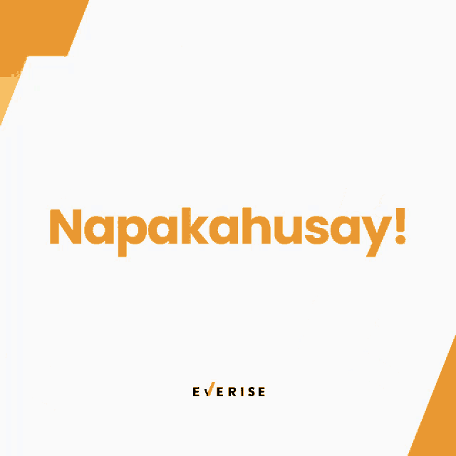 an everise advertisement with thumbs up and the words napakahusay