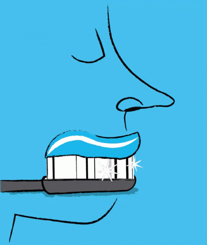 Downsign Tooth Brush GIF - Downsign Tooth Brush Toothpaste GIFs