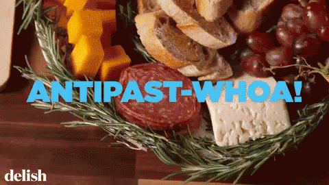 Antipast-whoa! GIF - Food Antipasto Wreath GIFs