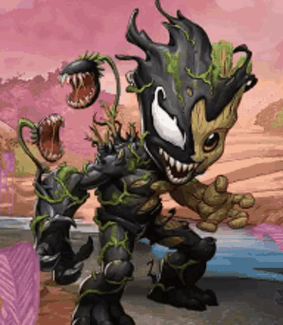 Groot Venom GIF - Groot Venom I Am Groot GIFs
