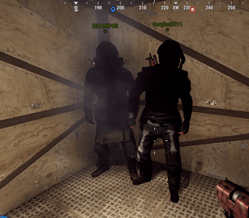 a screenshot of a video game shows a player named mpanpo6 standing next to another player