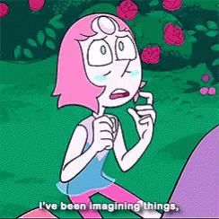 Pearl Steven Universe GIF - Pearl Steven Universe Ive Been Imagining Things GIFs