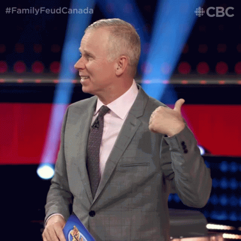 Did You See That Gerry Dee GIF - Did You See That Gerry Dee Family Feud Canada GIFs