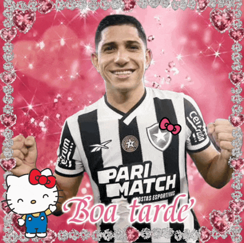 a soccer player wearing a shirt that says pari match on it