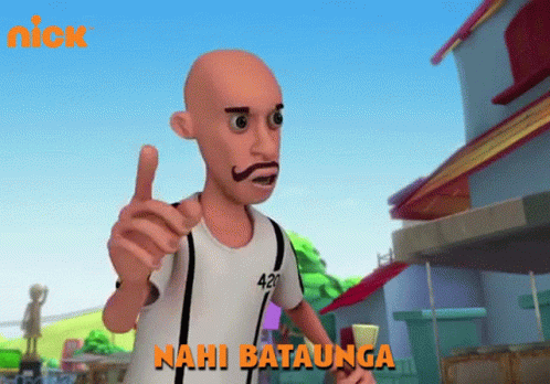 Nahi Bataunga Wont Tell GIF - Nahi Bataunga Wont Tell Chamatkari Chashma GIFs