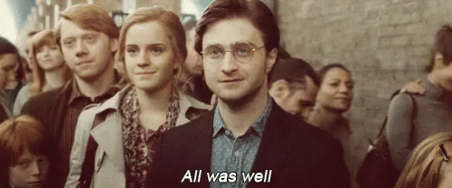 Creepy GIF - Harry Potter Adults All Was Well GIFs