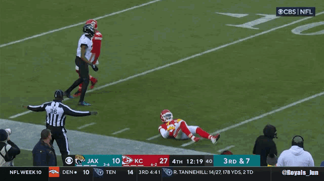 a football game is being broadcast on cbs