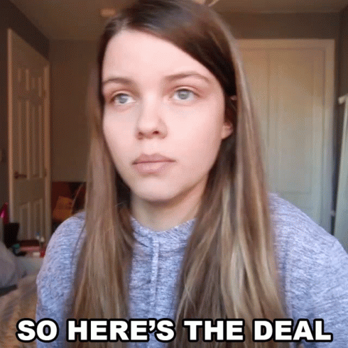 So Heres The Deal Hannah Golden GIF - So Heres The Deal Hannah Golden Antihan GIFs