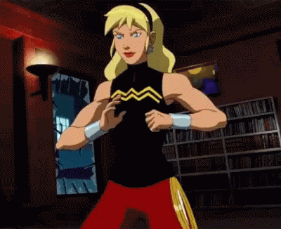 Wonder Girl Ready GIF - Wonder Girl Ready Young Justice GIFs