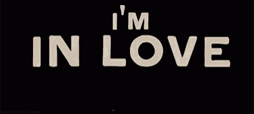 i 'm in love with gif keyboard written on a black background