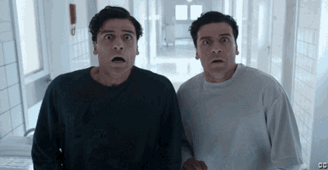 Marc And Steve Moon Knight GIF - Marc And Steve Moon Knight Scream GIFs