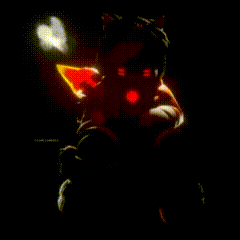 a blurry picture of a person holding a red light