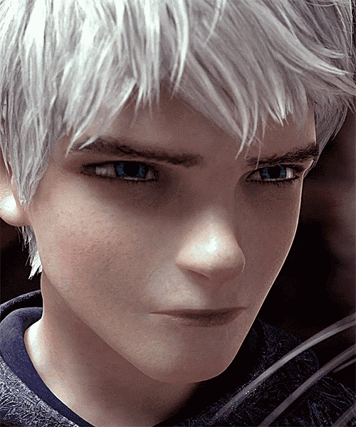 a close up of a person 's face with gray hair and blue eyes