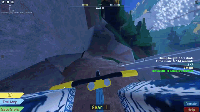 a screenshot of a video game that says gear 1 on the bottom