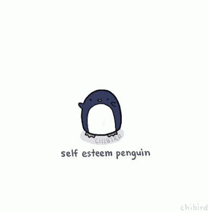 a cartoon of a penguin with the words `` you have many interesting traits that make you special ''