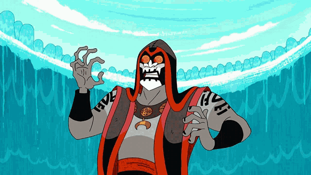 a cartoon drawing of a man with a tattoo on his arm that says ' hive '