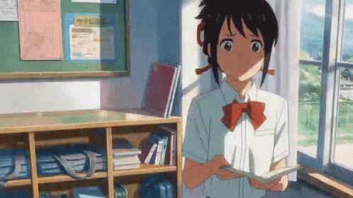 Kimi No Na Wa Blu Ray Anime GIF - Kimi No Na Wa Blu Ray Anime Worried GIFs