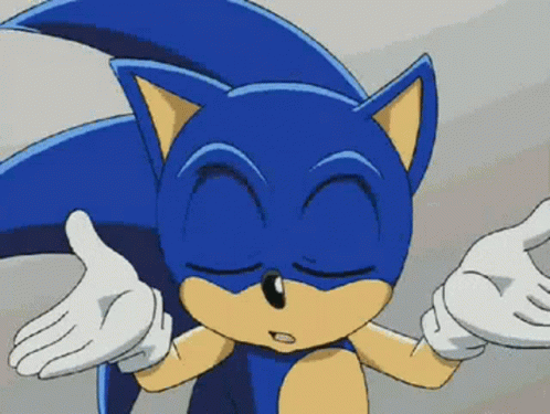Kokotwt Sonic Shrug GIF - Kokotwt Sonic Shrug GIFs