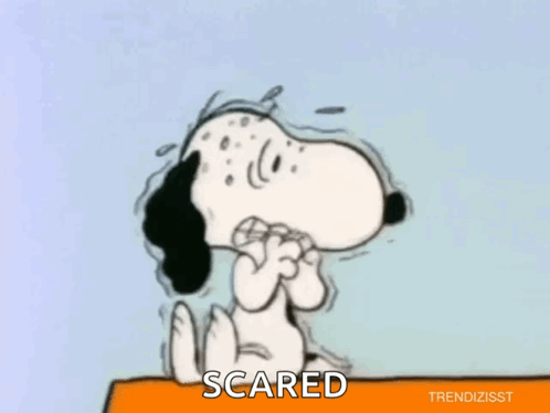 Scared Afraid GIF - Scared Afraid Snoopy GIFs