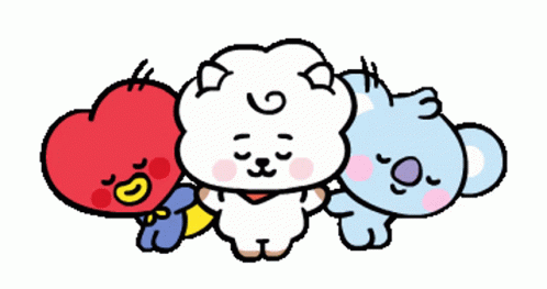 Bt21 Bowing GIF - Bt21 Bowing Thank You GIFs