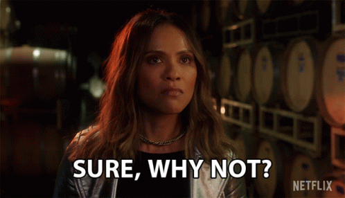 Sure Why Not Lesley Ann Brandt GIF - Sure Why Not Lesley Ann Brandt Mazikeen GIFs
