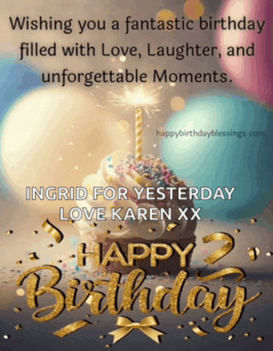 a birthday card wishing you a fantastic birthday filled with love laughter and unforgettable moments ..