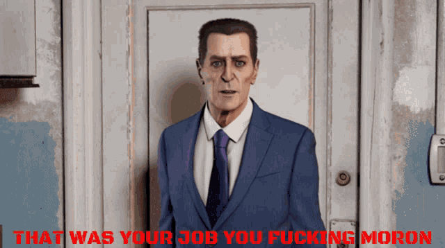 Fucking Moron Gman GIF