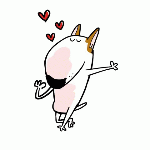 Love Bull GIF - Love Bull Terrier GIFs