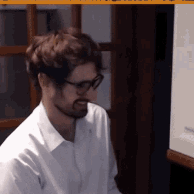 Grecian Laugh And Hide GIF - Grecian Laugh And Hide Existential Crisis GIFs