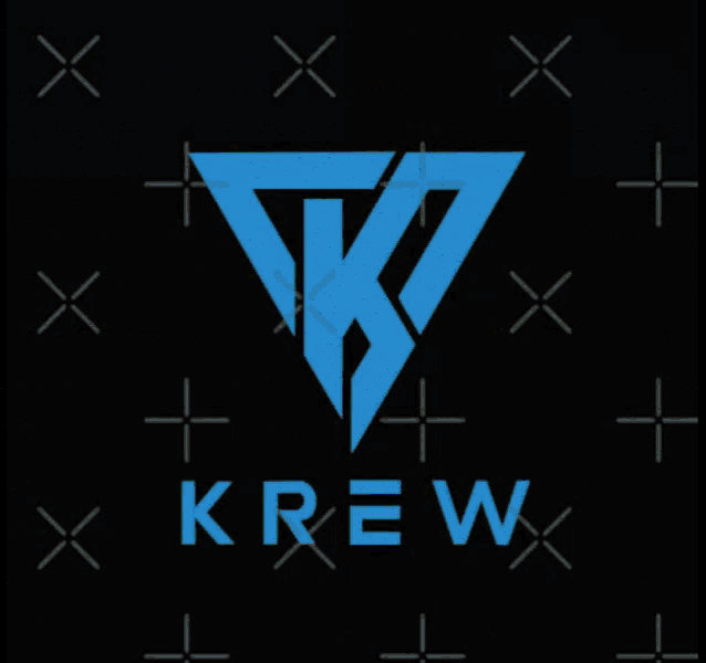 a blue and green triangle with the word raw in white letters
