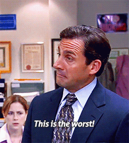 This Is The Worst The Office GIF - This Is The Worst The Office Michael Scott GIFs