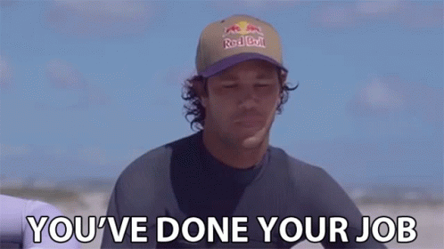 Youve Done Your Job Jordy Smith GIF - Youve Done Your Job Jordy Smith You Did Your Job GIFs