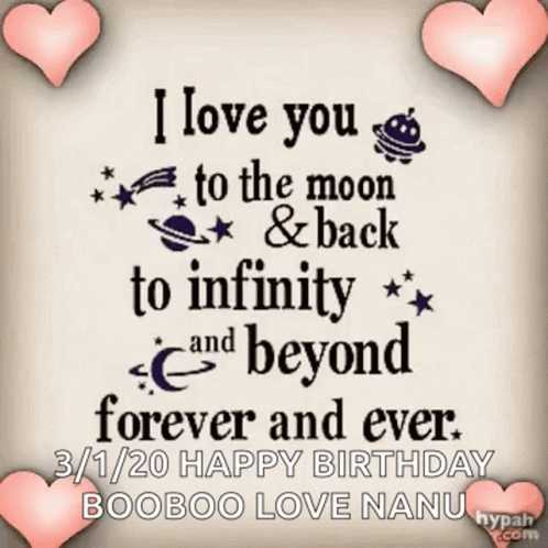 I Love You To The Moon And Back GIF - I Love You To The Moon And Back Love GIFs