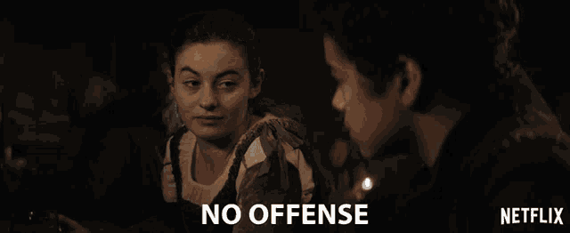 a netflix ad shows a boy and a girl talking