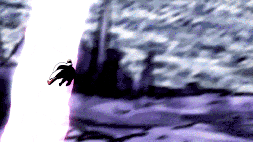 a person is flying through the air in front of a cliff .