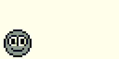 a pixel art drawing of a sheep eating a piece of cheese .