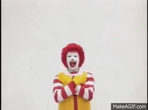 Mcdonalds Ran Ran Ru GIF - Mcdonalds Ran Ran Ru Hands Up GIFs