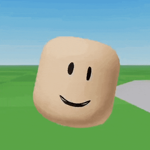 a cartoon face with a smile on it