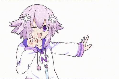 a drawing of a girl with purple hair and a number 2 on her sleeve