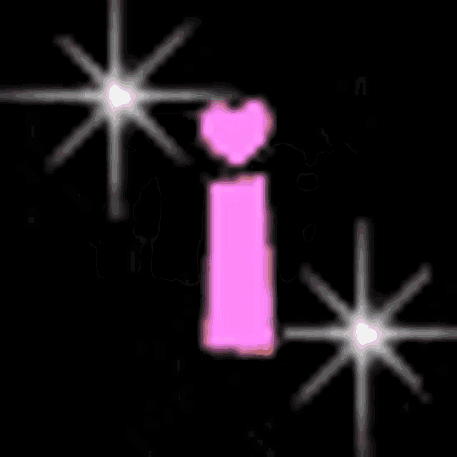 the word baby is written in pink on a black background