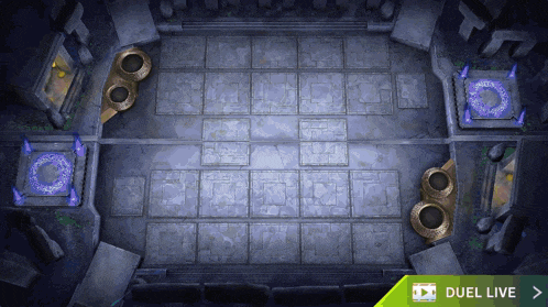 a screenshot of a video game with duel live written below it
