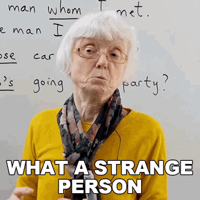 What A Strange Person Gill GIF - What A Strange Person Gill Engvid GIFs