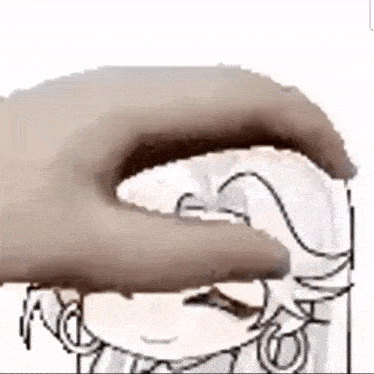 a close up of a person 's face with a hand on it 's forehead .