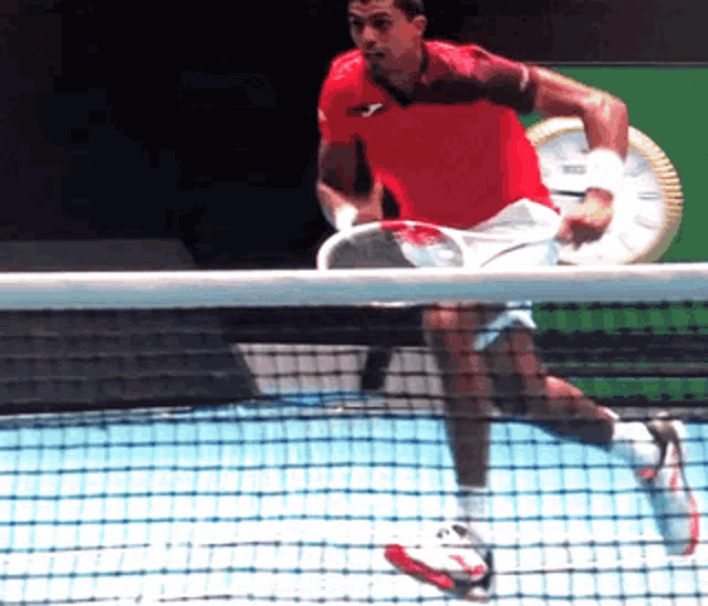 Thiago Monteiro Drop Shot GIF - Thiago Monteiro Drop Shot Tennis GIFs