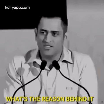 What'S The Reason Behind It.Gif GIF - What'S The Reason Behind It Dhoni Gif GIFs